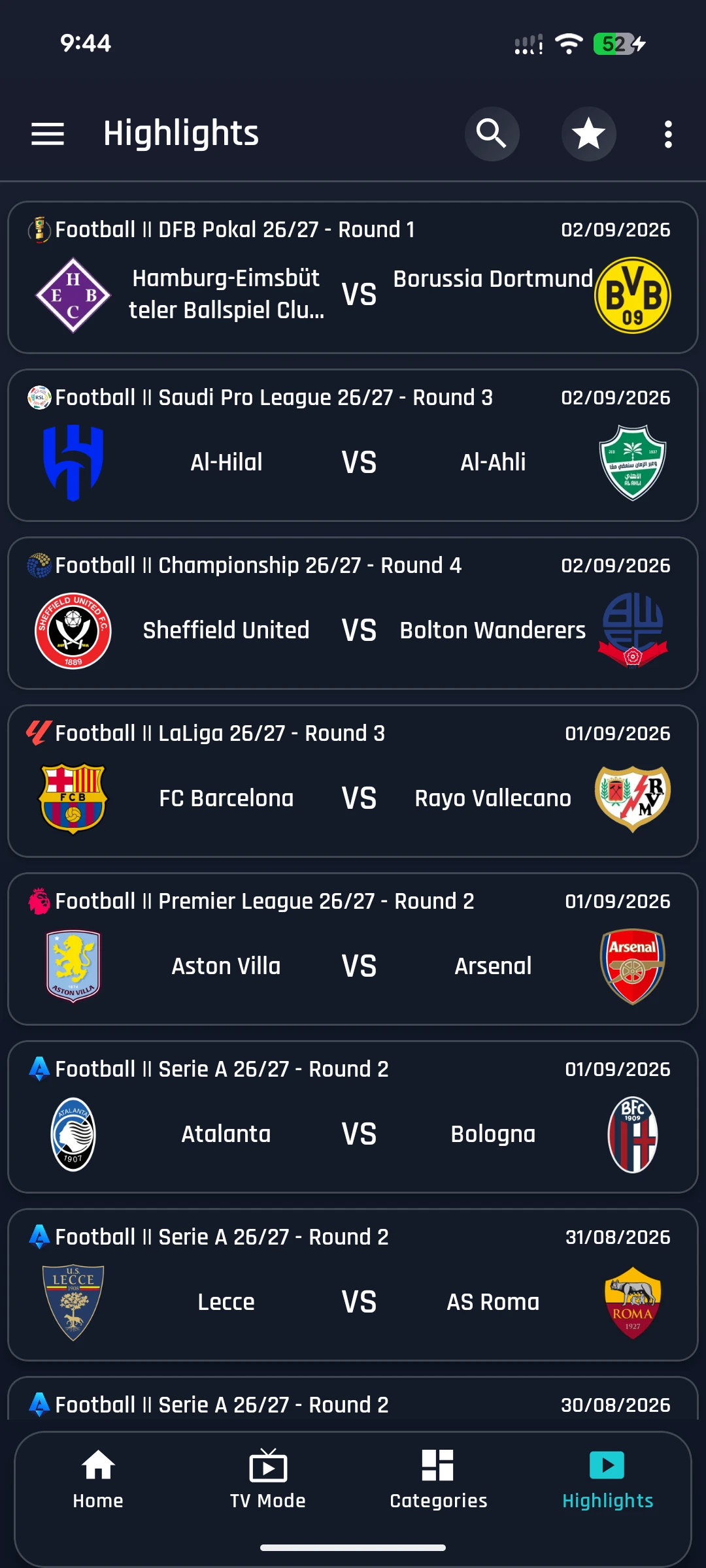 Sportzfy TV app screenshot 5