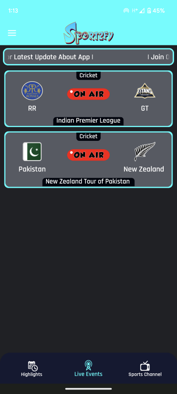 Sportzfy TV Apk Download (v4.4) For Android